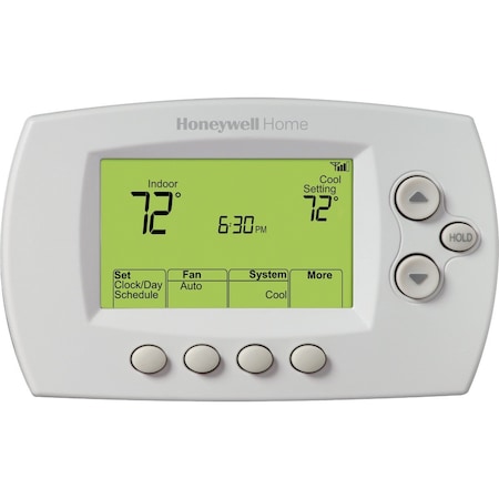 Honeywell Home 7-Day Programmable White Digital Thermostat RTH6580WF1001/W1
